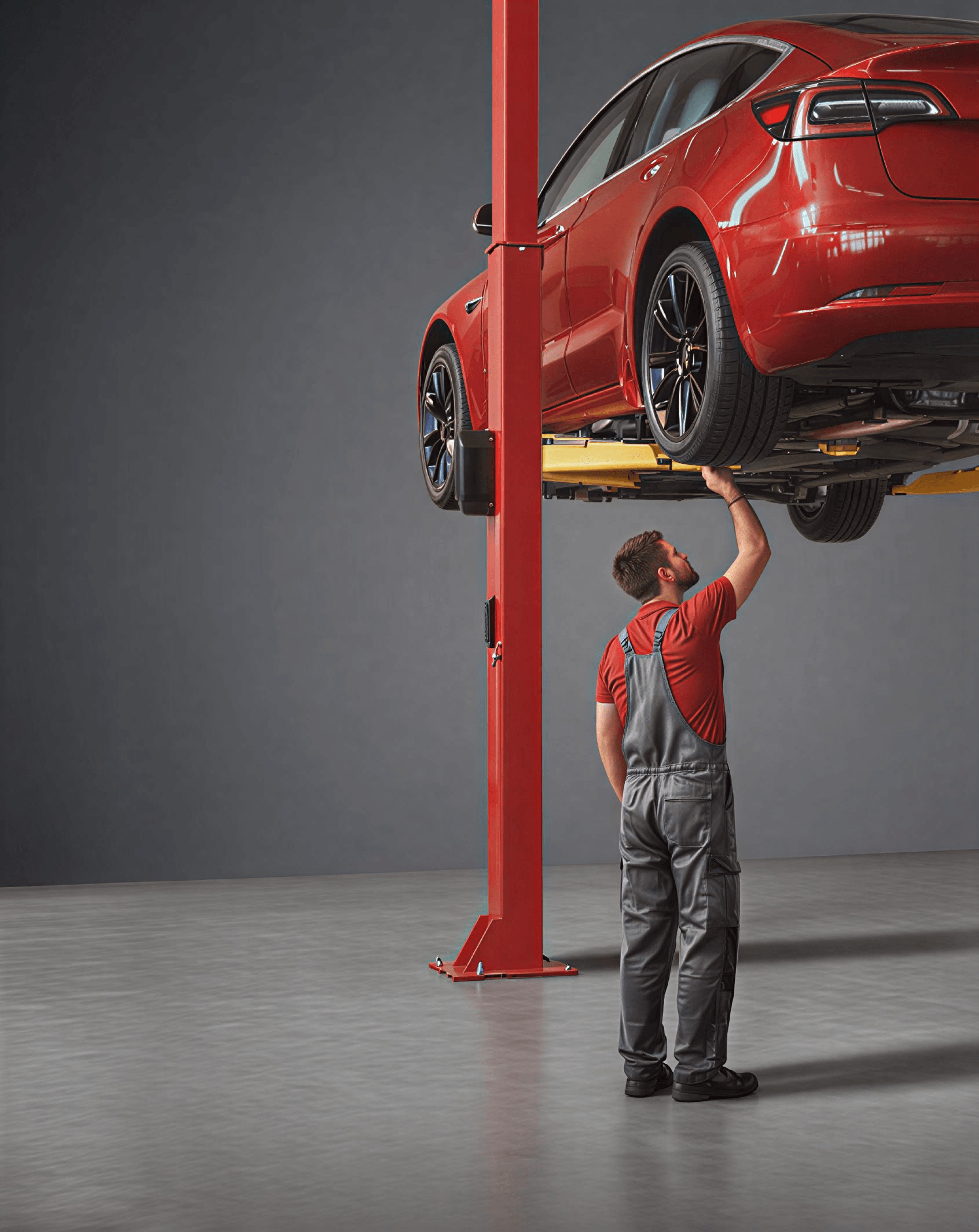 Осмотр на подъемнике за 1 рубль