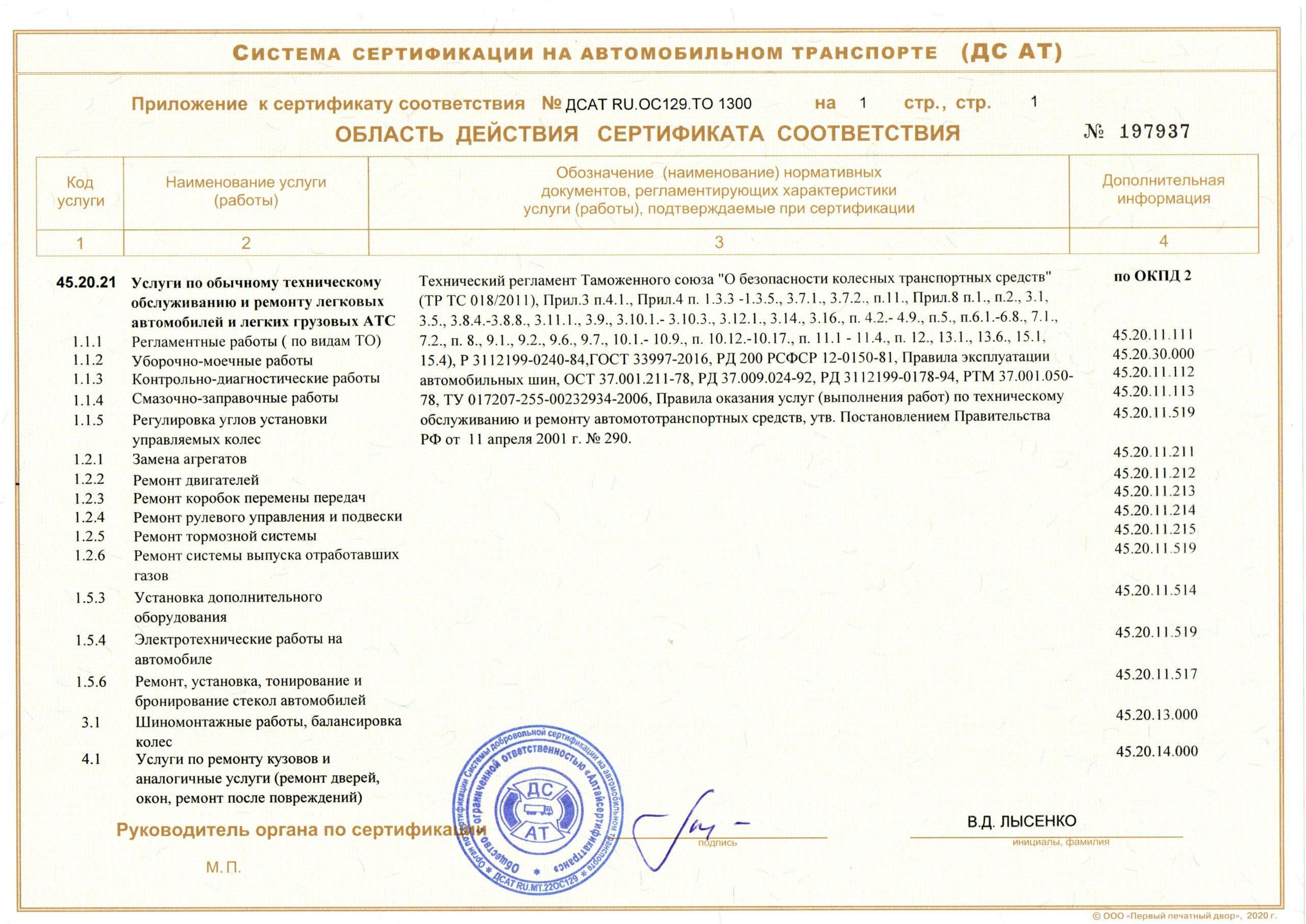 Сертификат