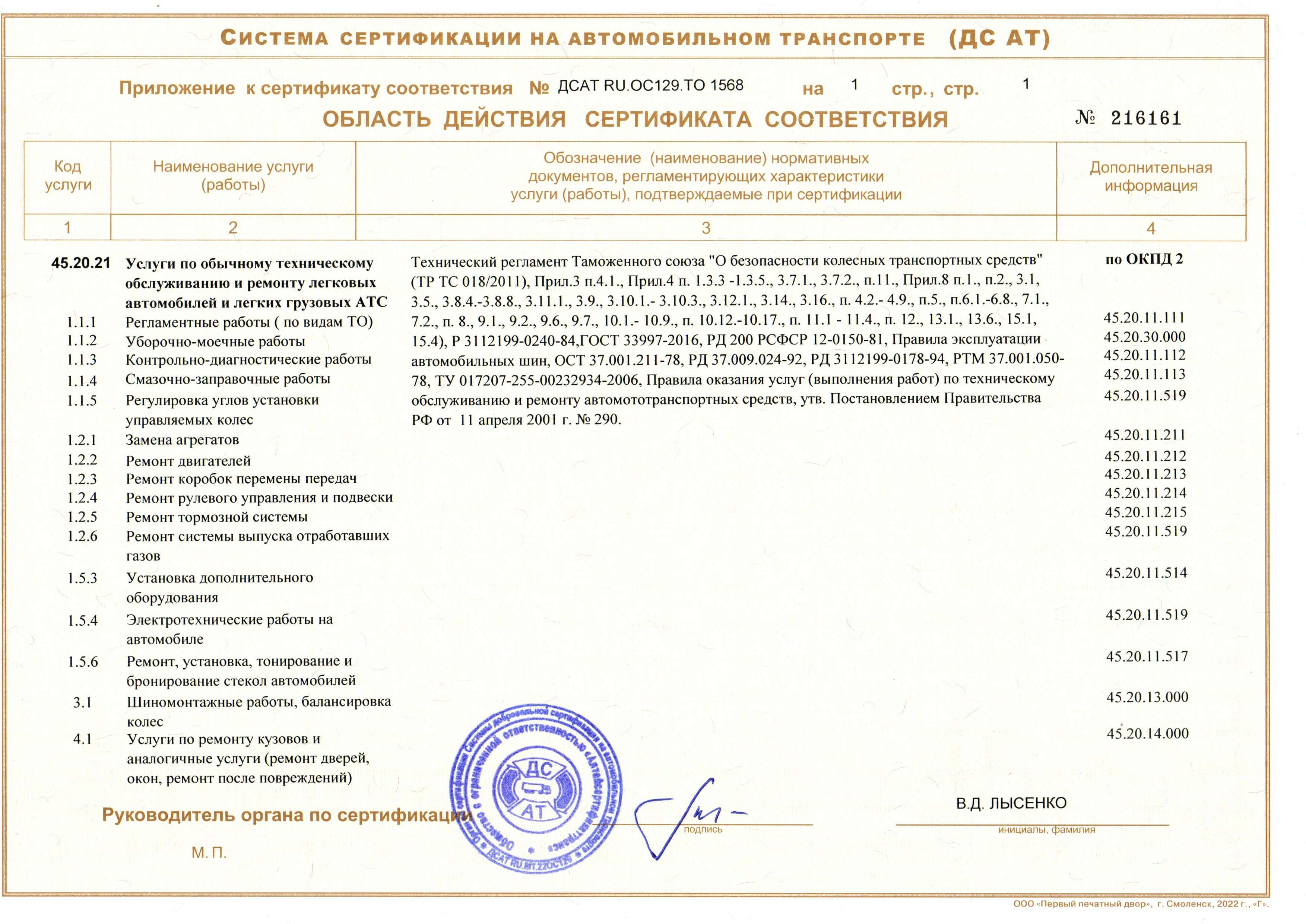 Сертификат